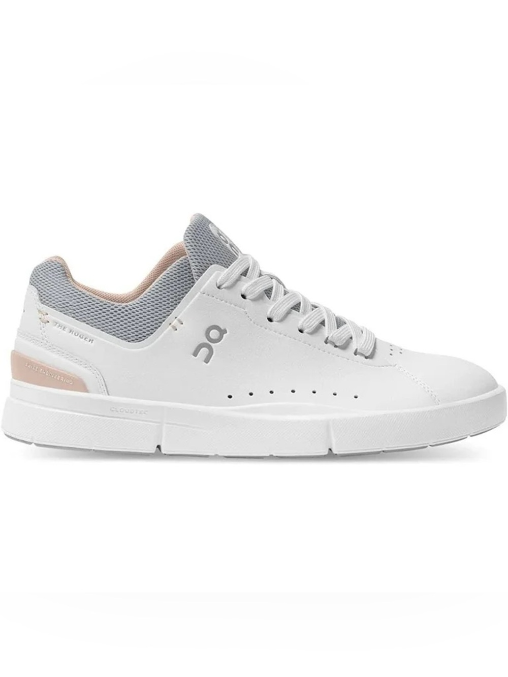 On The Roger Advantage White Leather Sneakers Women’s Size 7 EU 38